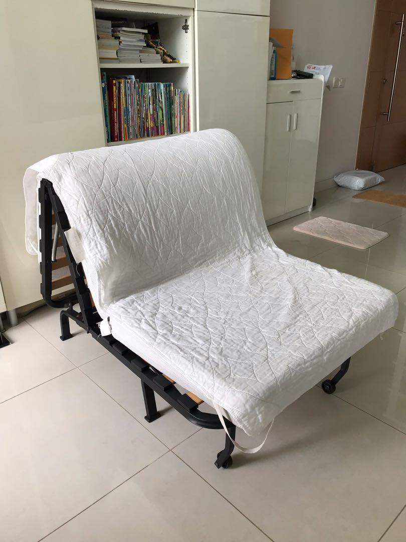 IKEA Lycksele single sofa bed, Furniture & Home Living, Furniture, Bed