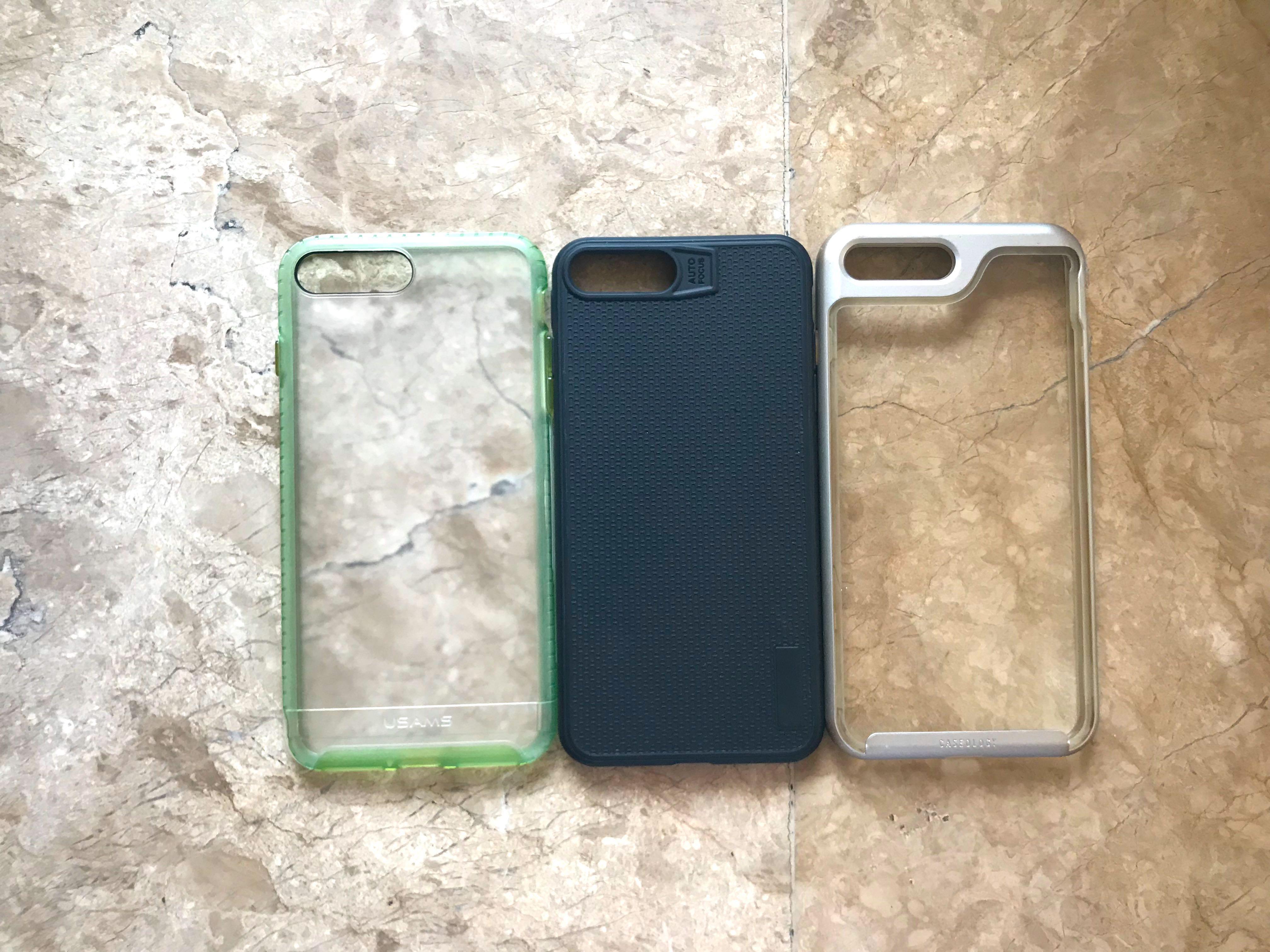 IPHONE 7 / 8 PLUS BUNDLE CASE (9pcs) (Category: Cases & Sleeves) located in Pasig City. Submitted by thejcstore (Listing ID 217290047, Image 1). Description: Rfs : Some of the case are too girly for me and not my type, got it free from a seller All cases are in excellent condition 💯 Last Price Posted !!.