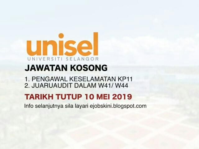 Jawatan Kosong Universiti Selangor Unisel Jobs Full Time Others On Carousell
