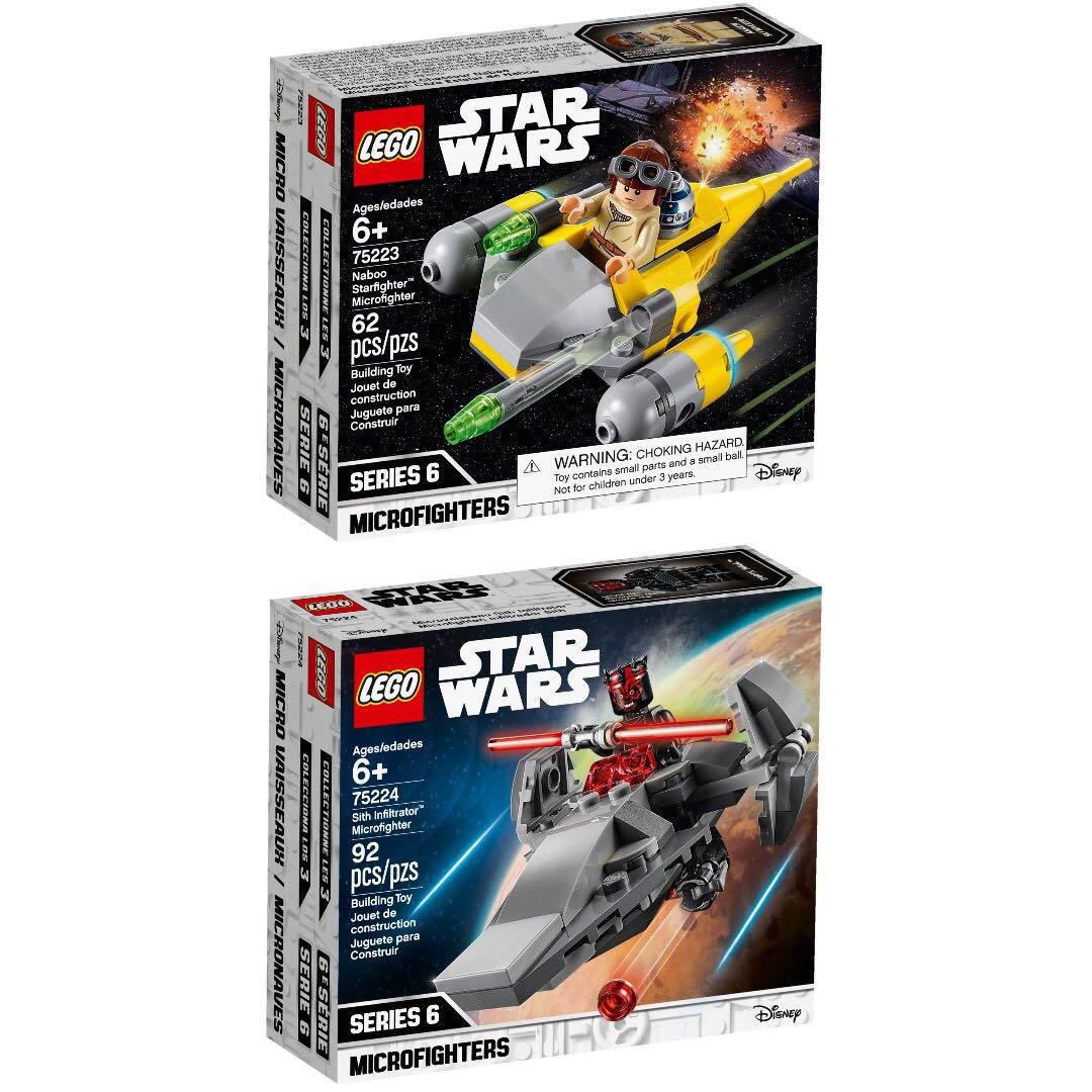 75223 Naboo Starfighter 75224 Sith Infiltrator neu LEGO® Star Wars Set 