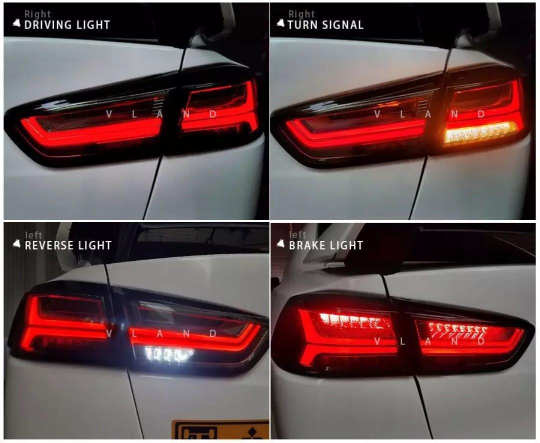 Mitsubishi Lancer ex / evo x tail lights, Car Accessories, Electronics