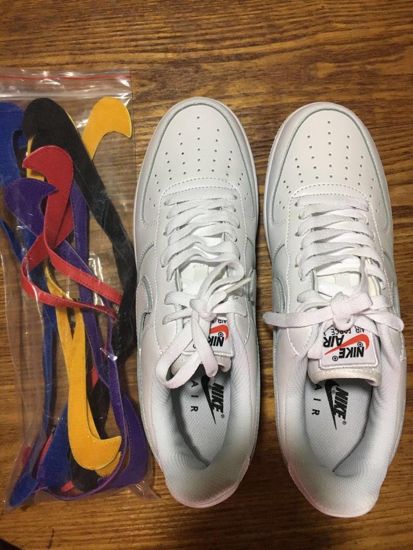 swoosh pack af1 white