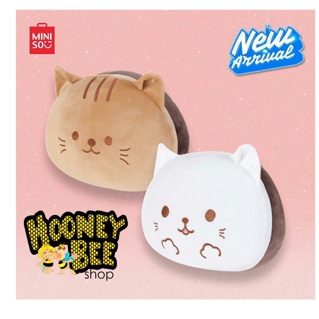 Original Miniso - Bantal Boneka Kucing Sushi Cat Doll Boneka Miniso