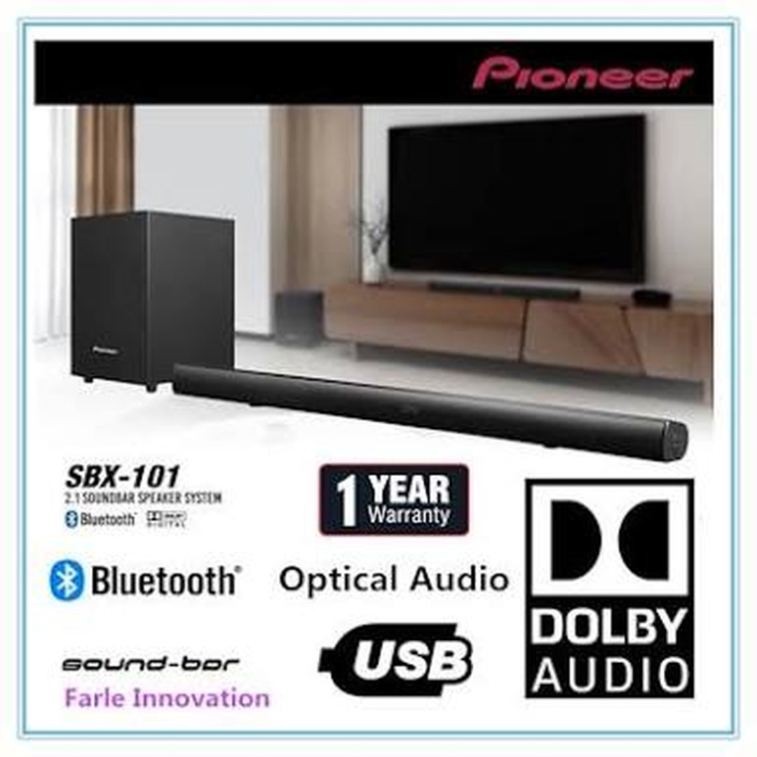 Pioneer Soundbar! SBX101, BRAND NEW IN BOX! warranty still valid