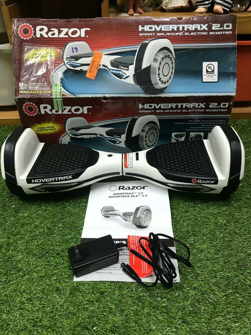 Razor Hovertrax 2.0 Hoverboard Self Balancing Smart Scooter White Sports Equipment Sports Games Skates Rollerblades Scooters on Carousell