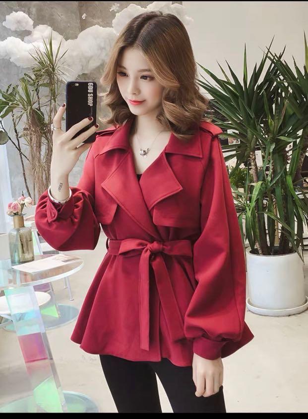 Red on sale lantern jacket