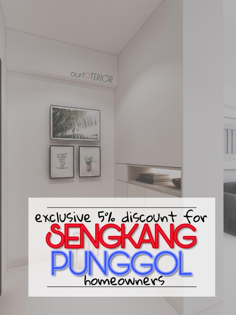 Renovation Exclusive Discounts For Sengkang Punggol Homeowners Furniture Others On Carousell