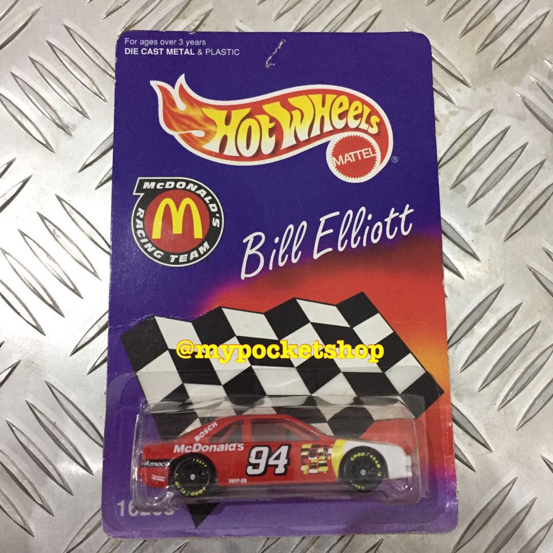 mcdonalds hot wheels 1996