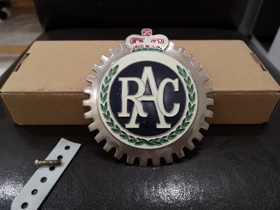 Royal Automobile Club RAC grill badge, Auto Accessories on Carousell