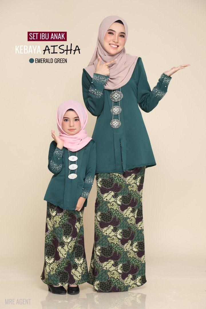 Set Ibu Dan Anak Kebaya Aisha Womens Fashion Muslimah