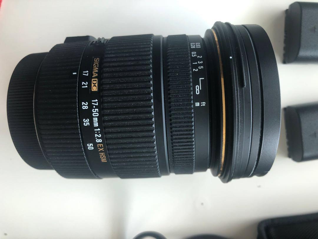 Sigma 17 50mm F2 8 Ex Dc Os Hsm Lens Canon Mount Photography Lenses On Carousell