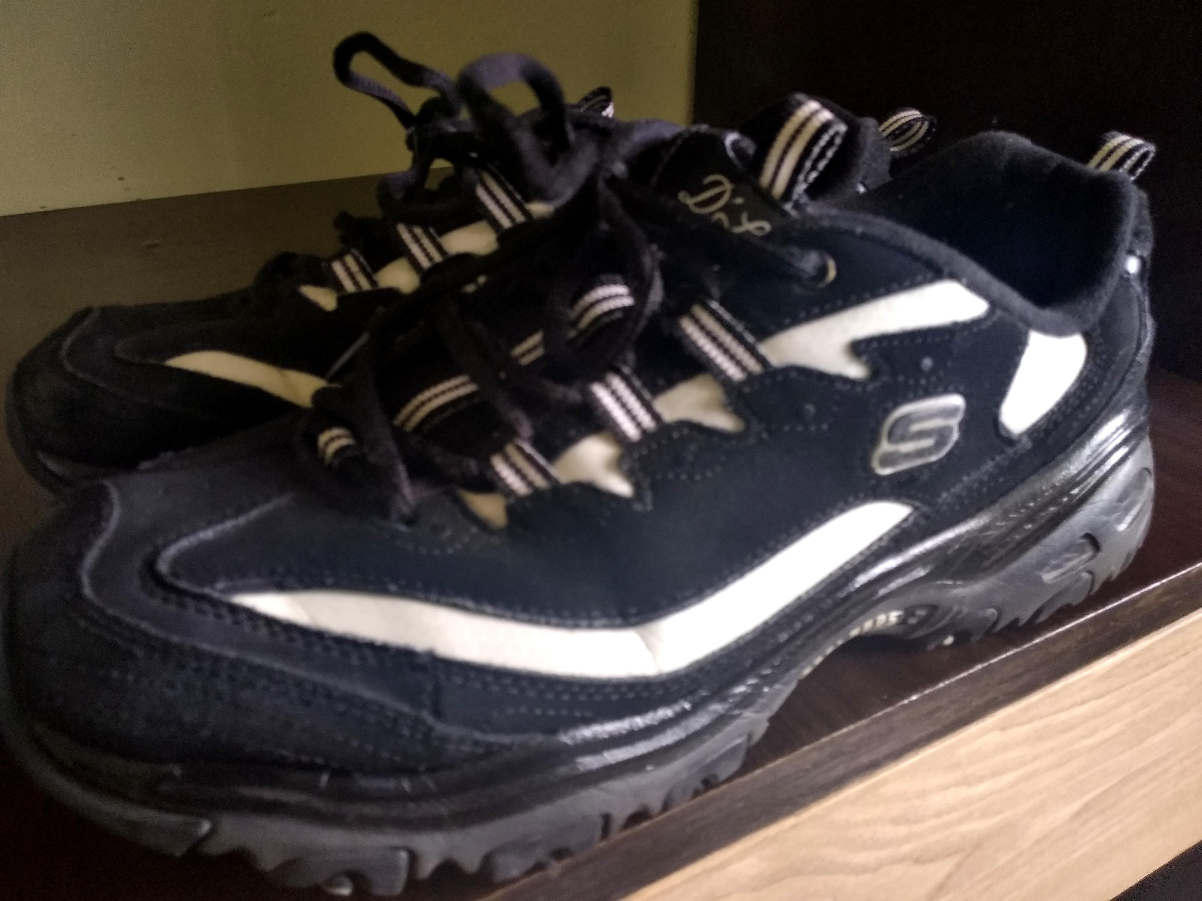 Skechers D Lites Black Men s Fashion Footwear Sneakers on Carousell