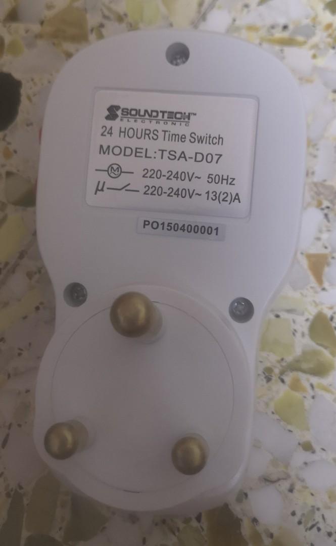 SOUNDTECH 24 Hours Timer Switch, TV & Home Appliances, Kitchen ...