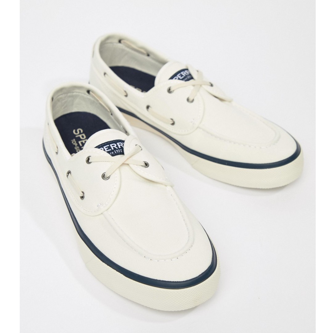 white sperry boat shoes