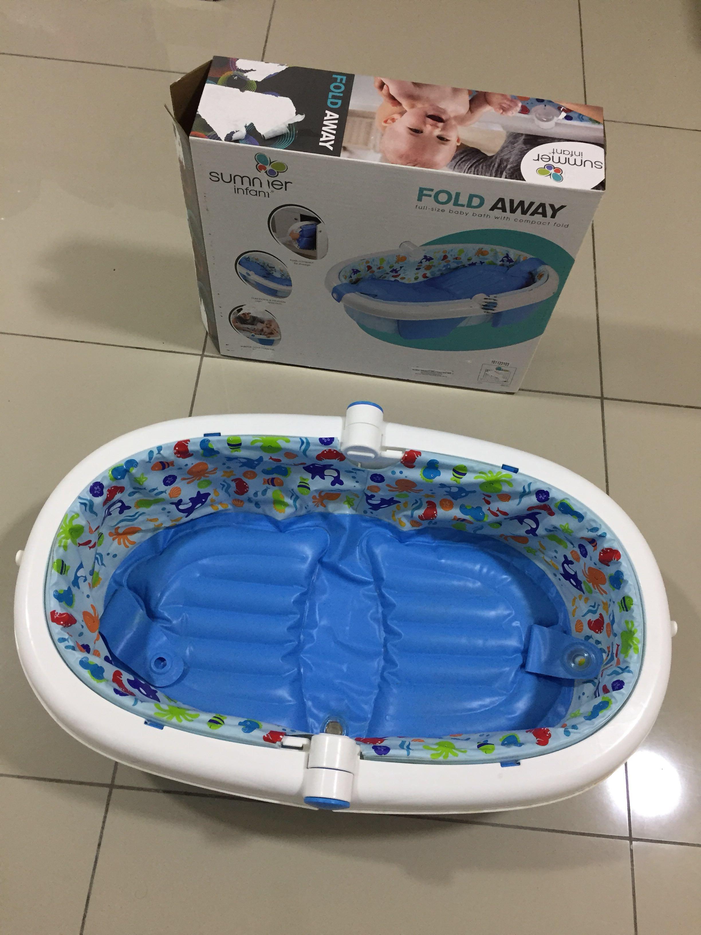 summer infant fold away bath tub