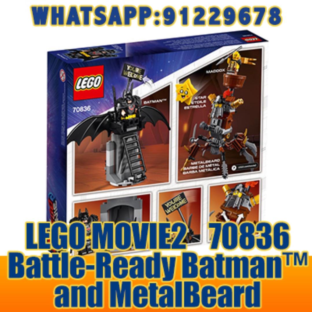 lego movie 2 battle ready batman and metalbeard