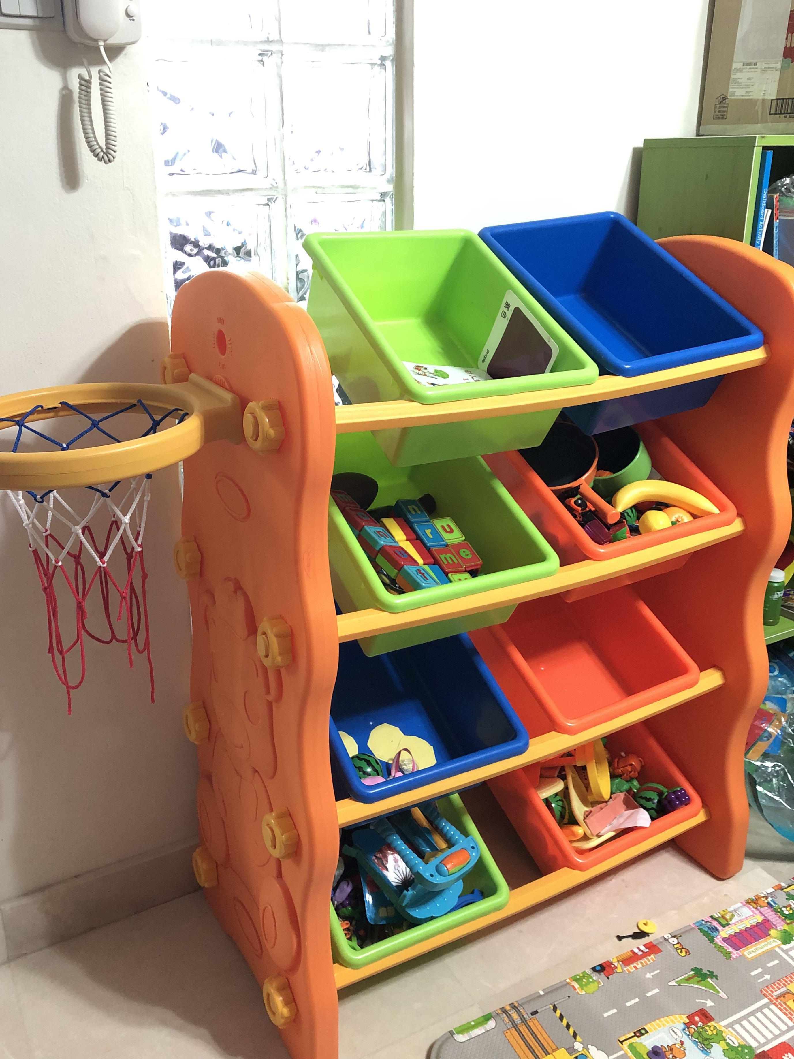 Toy Storage Organizer 6 bin Garage Sale Furniture Home Living