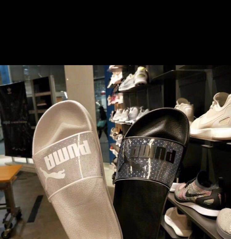 Puma jelly slides on sale clear