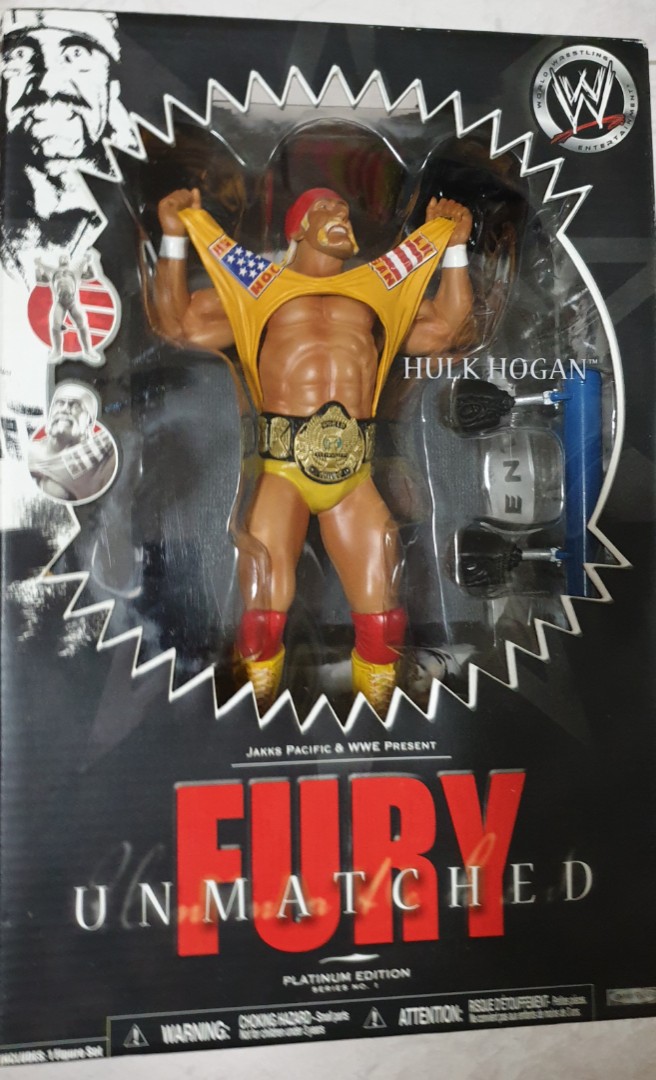 Wwe Unmatched Fury hogan Statue, Hobbies & Toys & Games Carousell