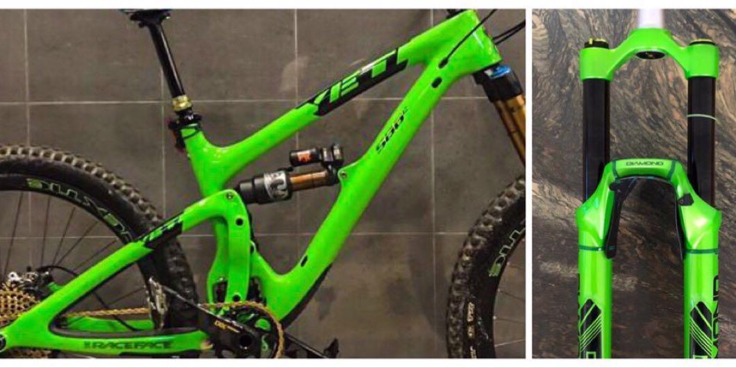 YETI SB6C S Size Frame DVO Fork Sports Equipment Bicycles Parts Bicycles on Carousell