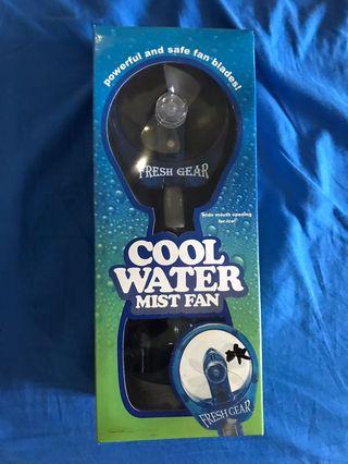 Cool water mist fan portable