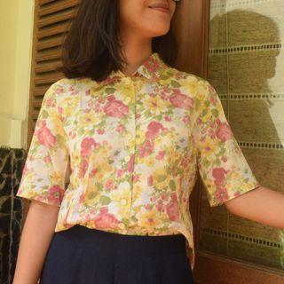 [Thrifted] Vintage Floral Shirt