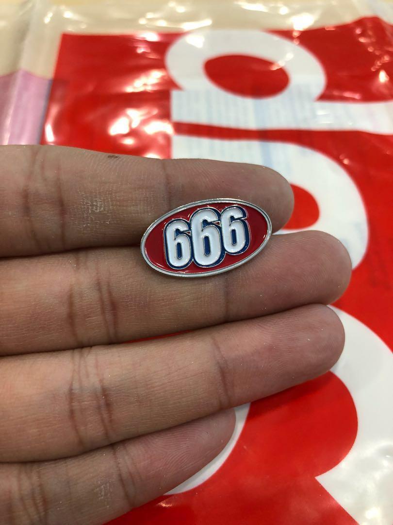 Supreme 666 discount sticker