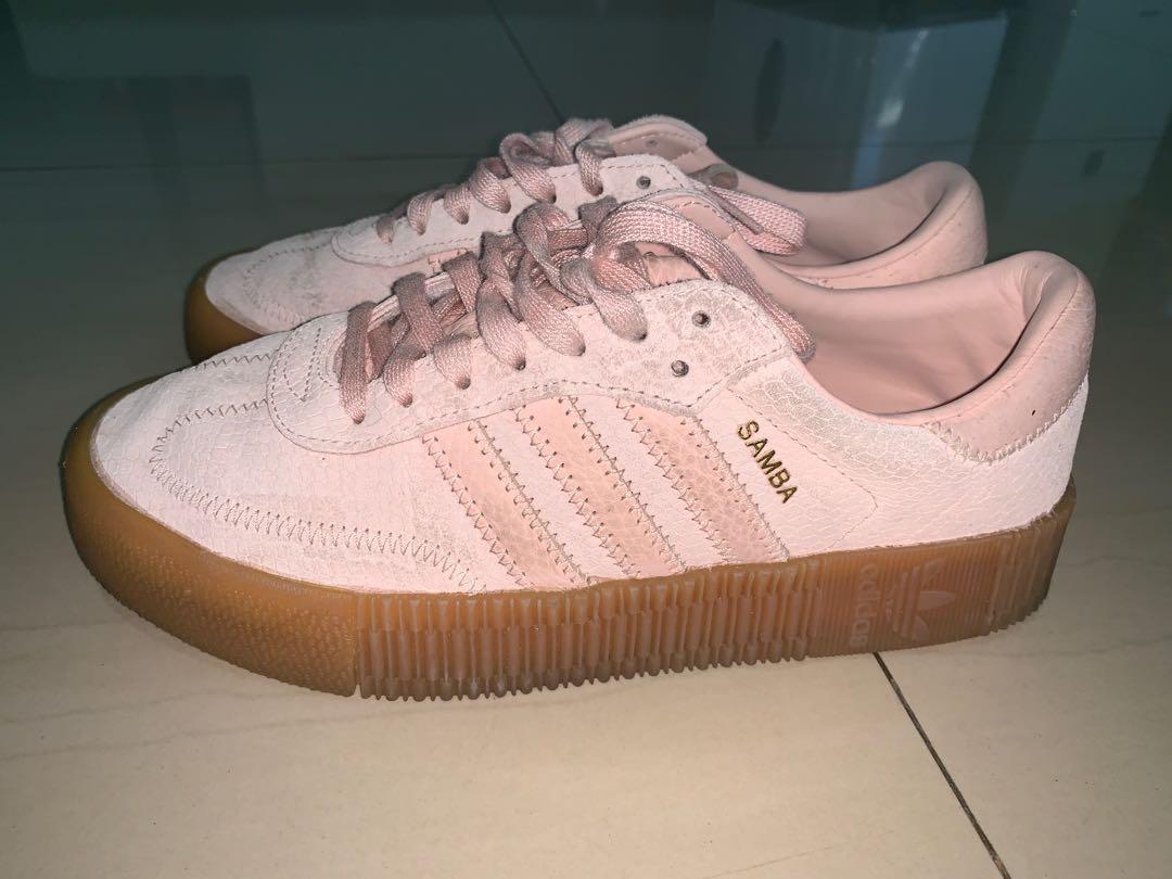 ADIDAS SAMBA ROSE SNAKE EMBOSS PINK authentic