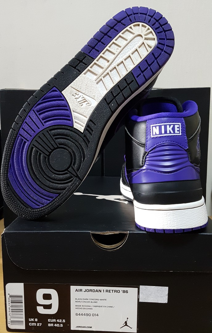 Air jordan 1 clearance retro 86 dark concord