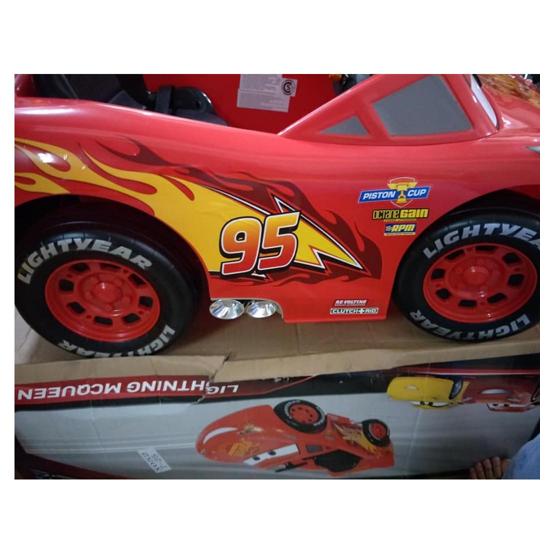 lightning mcqueen electric ride on