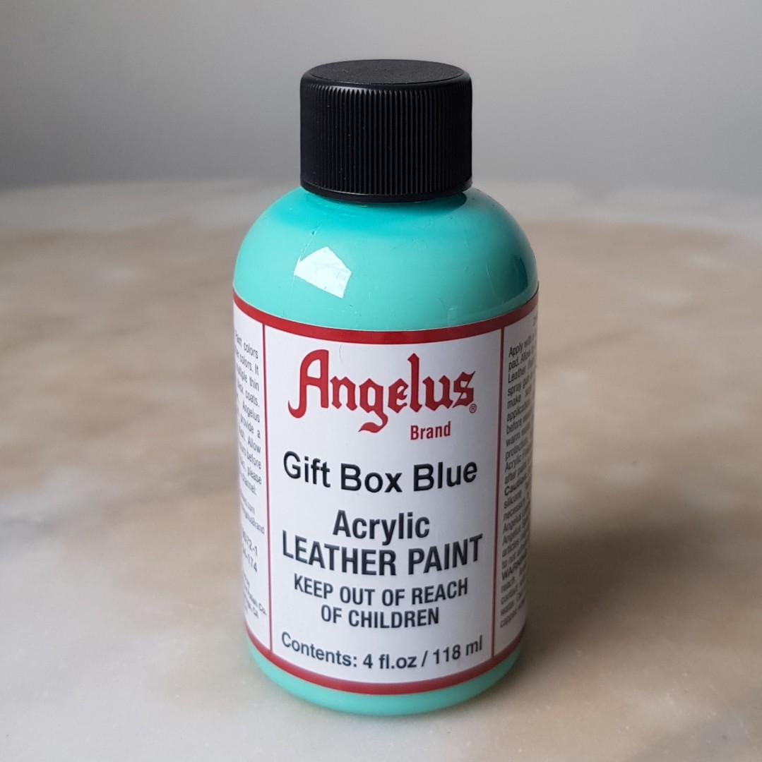 gift box blue angelus paint
