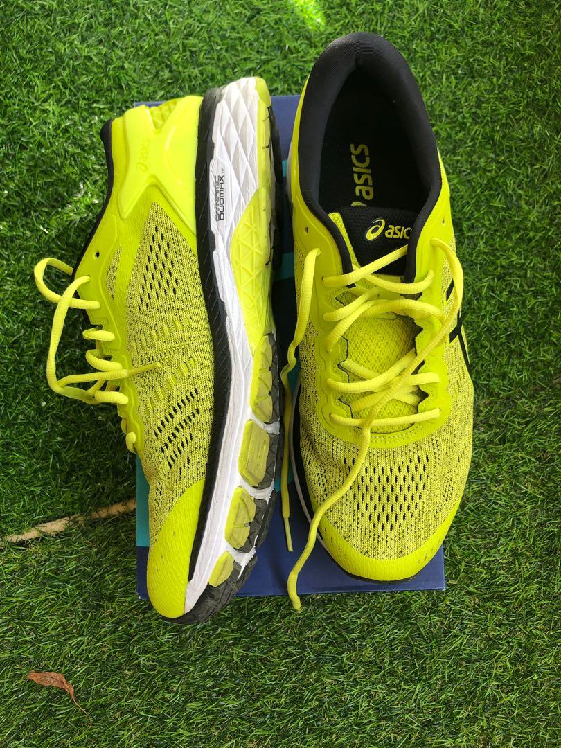 Asics Gel Kayano 24 Running Shoes Sulphur Spring color