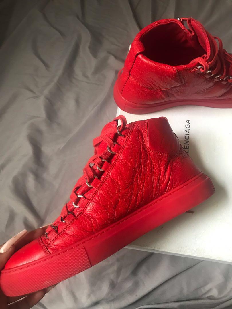 Authentic BALENCIAGA High Sneakers Men s Fashion Footwear on Carousell