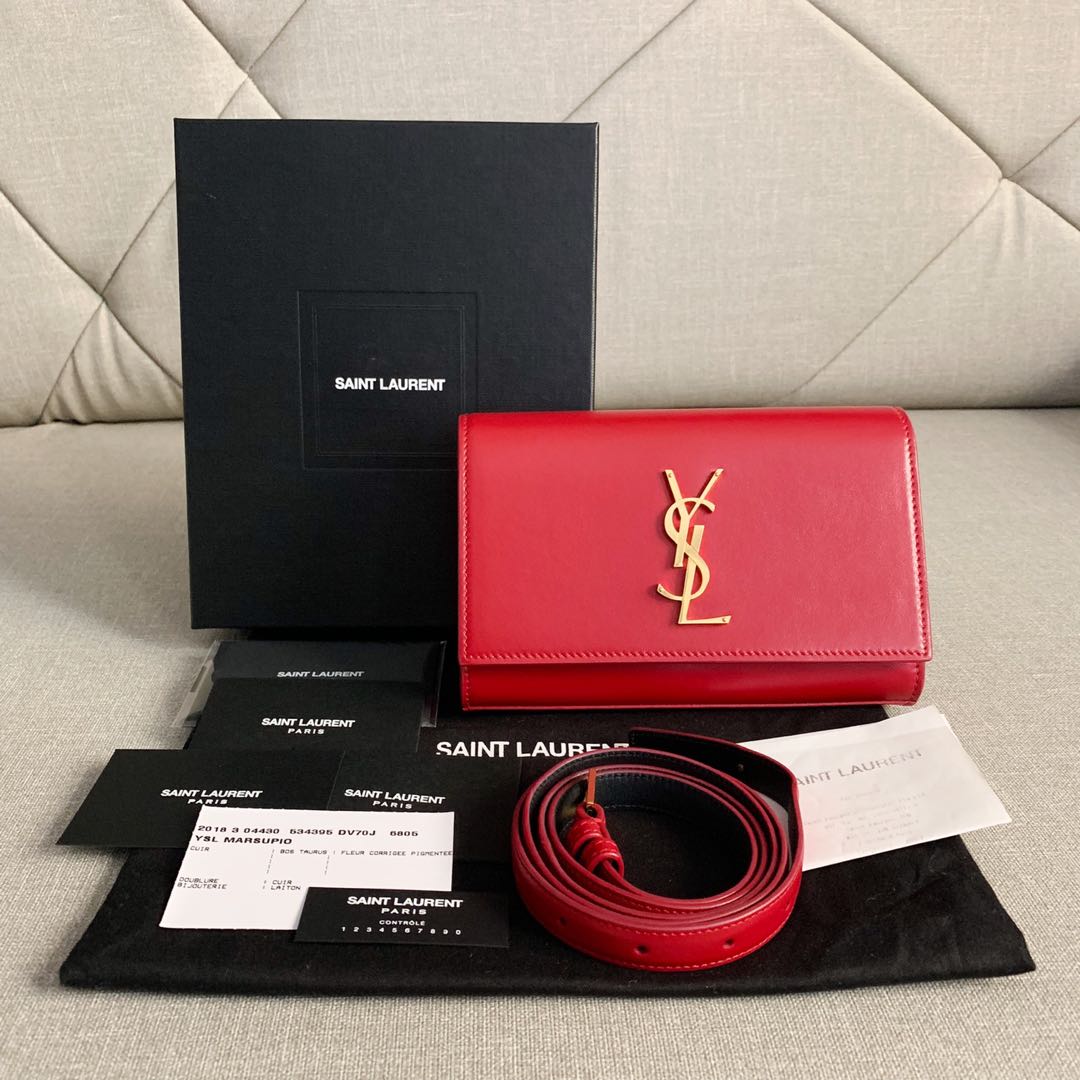 ysl monogramme belt