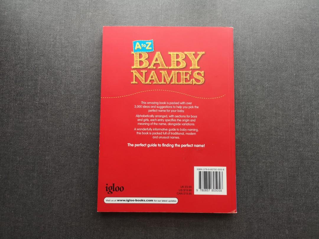 Baby Names Book, Babies & Kids, Maternity on Carousell
