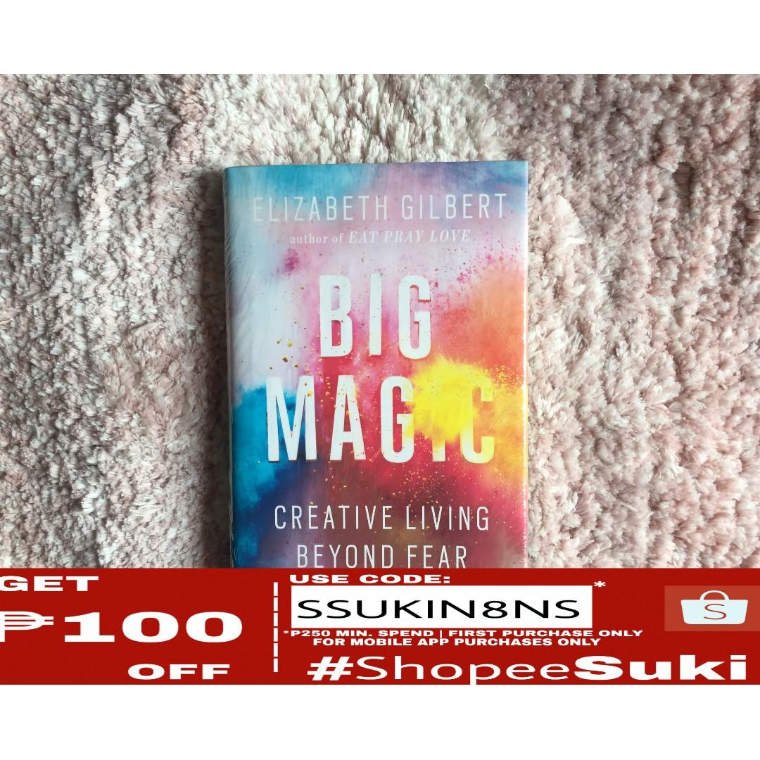 Big Magic Creative Living Beyond Fear Elizabeth Gilbert, Hobbies & Toys, Books & Magazines