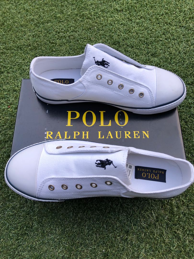 BNIB Polo Ralph Lauren laceless sneaker 