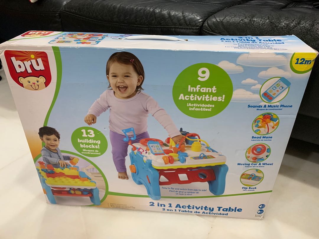 bru 2 in 1 activity table