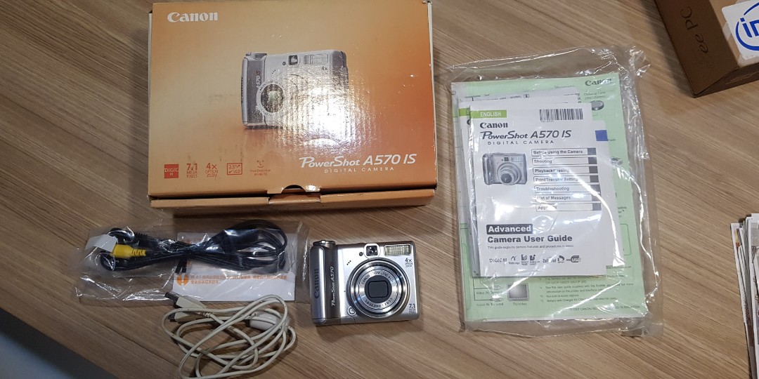 canon powershot a570is point shoot pocket kamera
