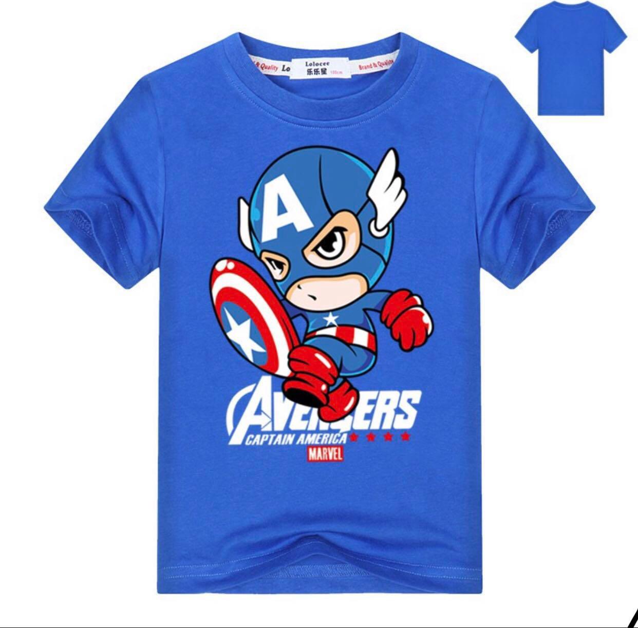 Captain America Shirt Kids Luxury Apparel Kids On Carousell