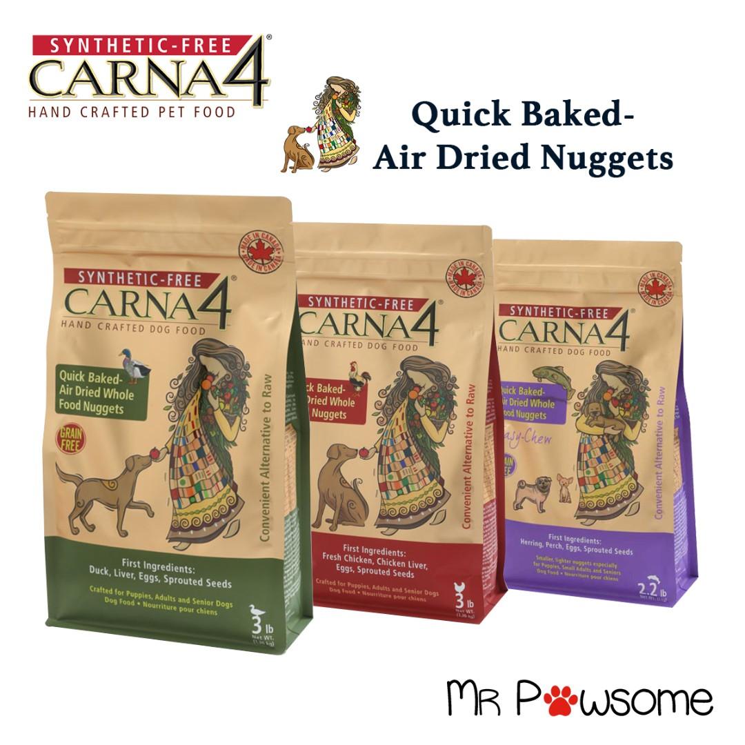 Carna4 Quick Baked Air Dried Dog Food Pet Supplies For Dogs Dog Food On Carousell