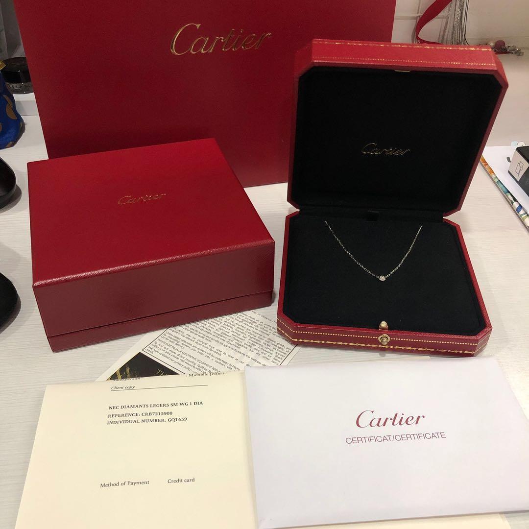 Cartier Diamants Legers SM Necklace 18K 