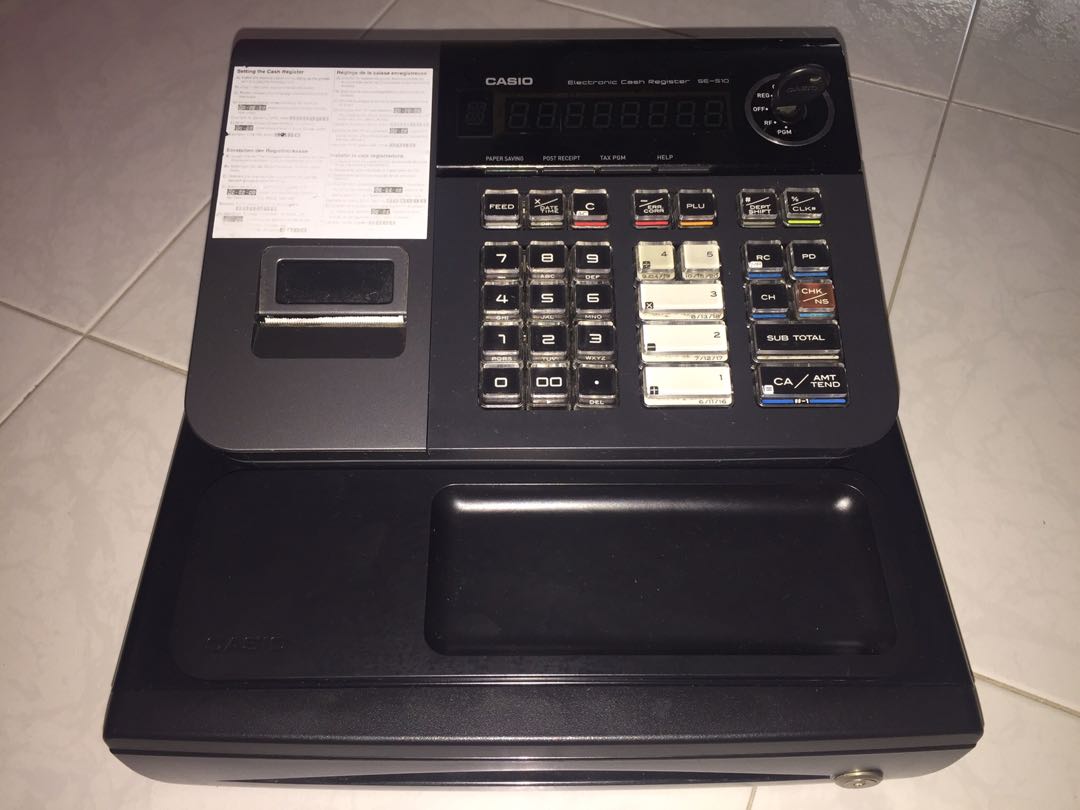 CASIO Cash Register SES10, Mobile Phones & Gadgets, Wearables & Smart