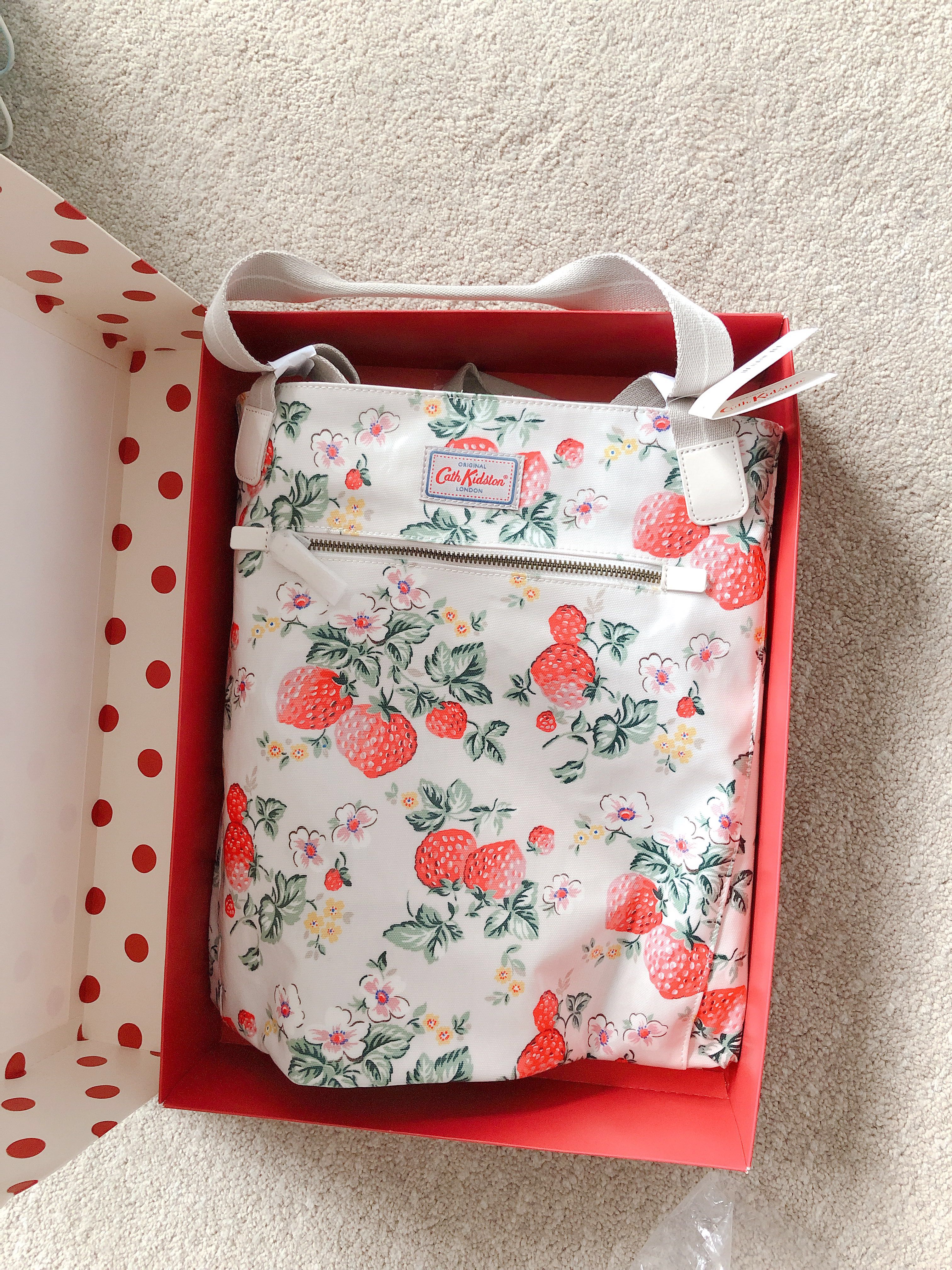Cath kidston strawberry bag deals
