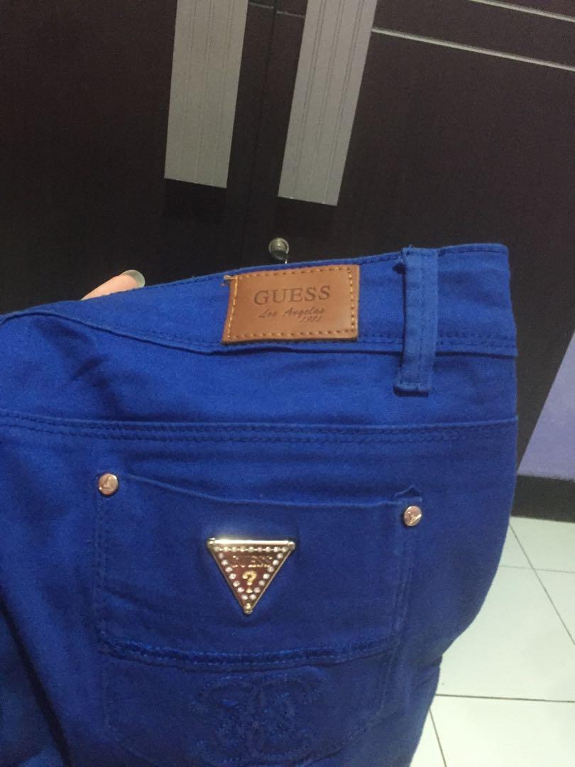 Celana Jeans biru wanita, Fesyen Wanita 