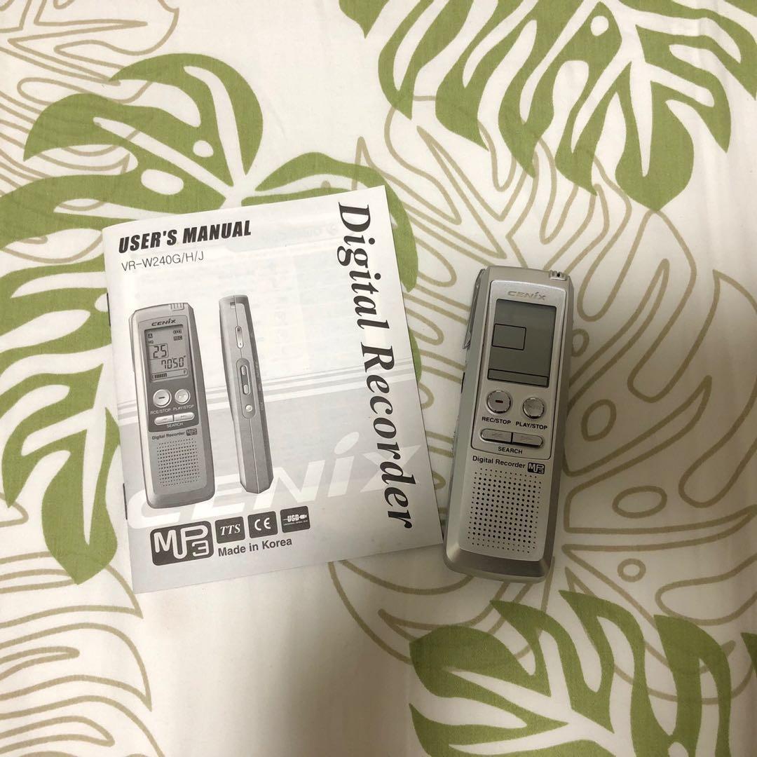 Cenix Digital Recorder 2GB, Audio, Voice Recorders on Carousell