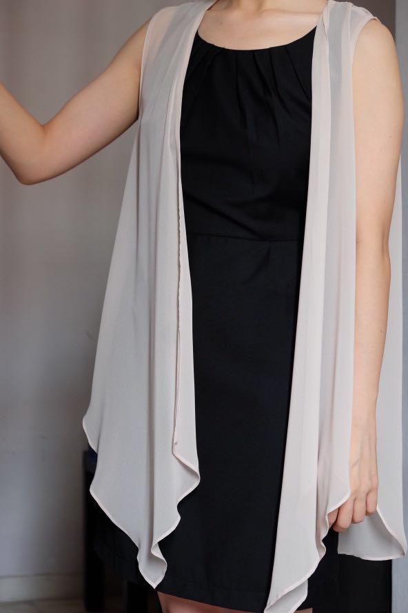 chiffon vest