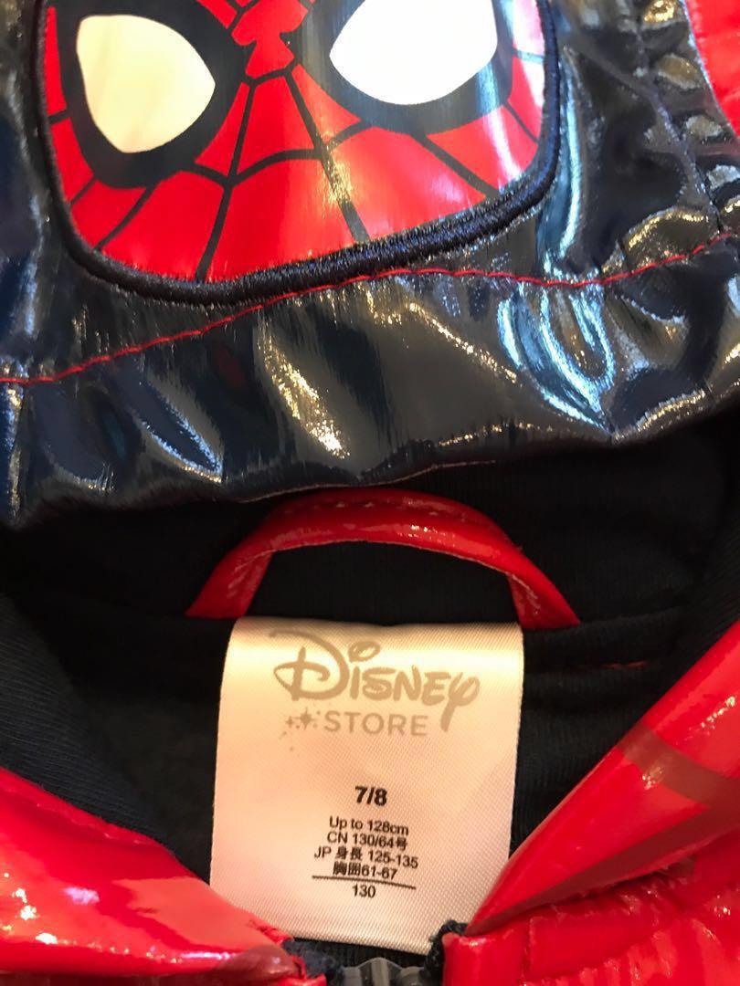 Disney Spider Man Rain Jacket hoodie Babies Kids Babies Kids