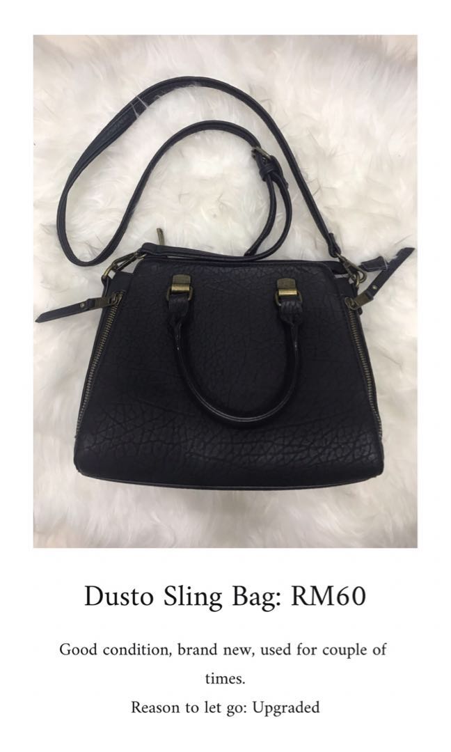Dusto fashion leather clearance bag
