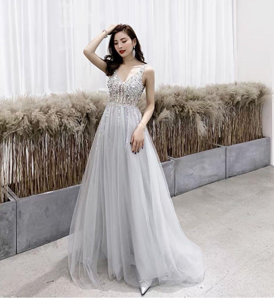 Cheap silver wedding dresses online